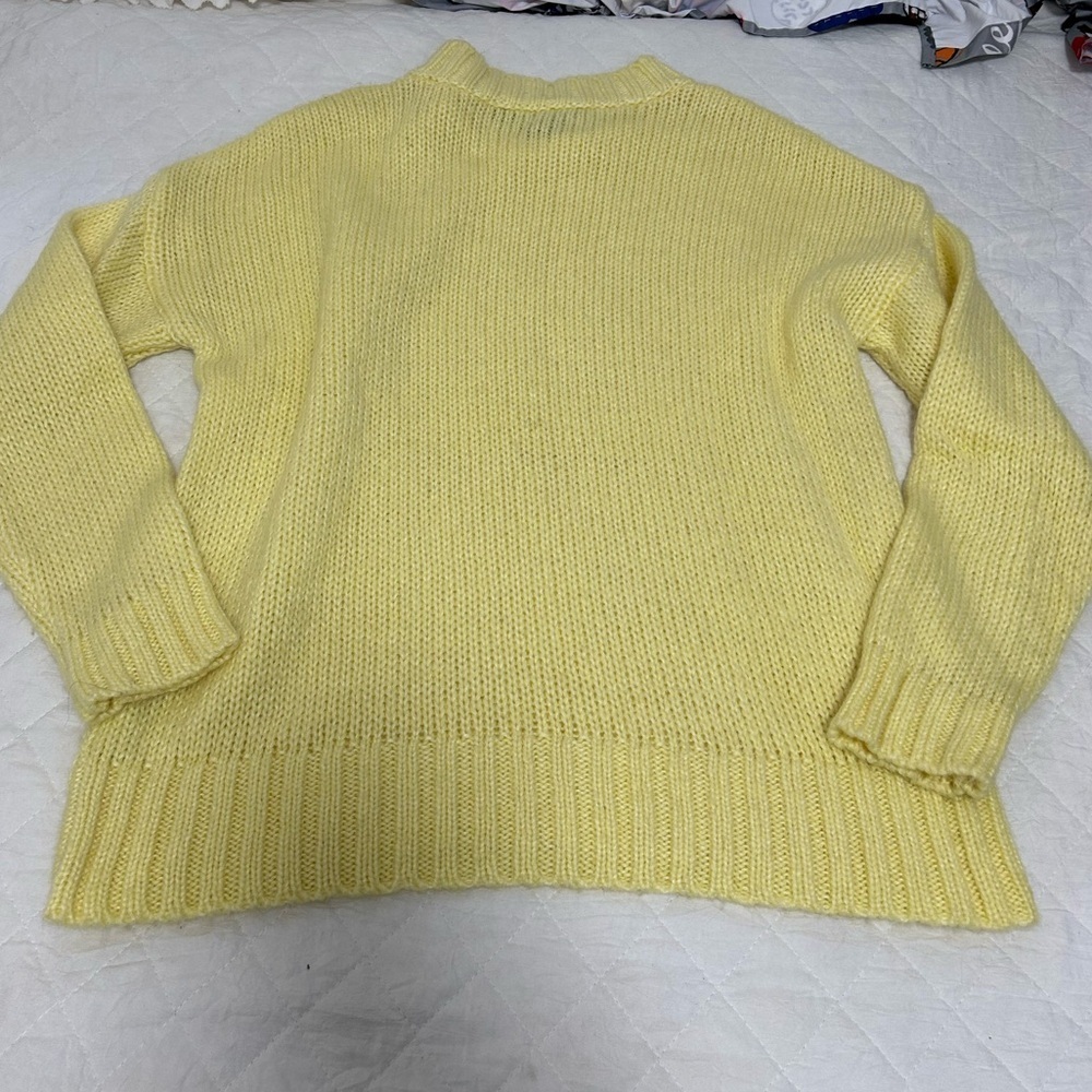 French Connection Soft Yellow Women's Sweater - Picture 5 of 6